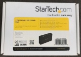 StarTech 7 Port Compact USB 2.0 Hub - Black Usb Cable, Power Adapter & Manuel