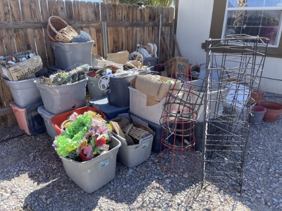 THOUSANDS OF DOLLARS IN RETAIL GOODS FOR FLOWER SHOP / GREAT FOR GARAGE SALE