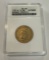 GOLD COIN 1797-A 1F'OR FROM GERMANY PRUSSIA ANACS GRADED AU 50