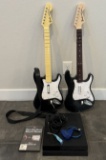 UNTESTED PLAYSTATION UNIT WITH 2 GUITAR HERO PLAYSTATION GUITARS