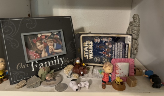 Lot of shelf contents