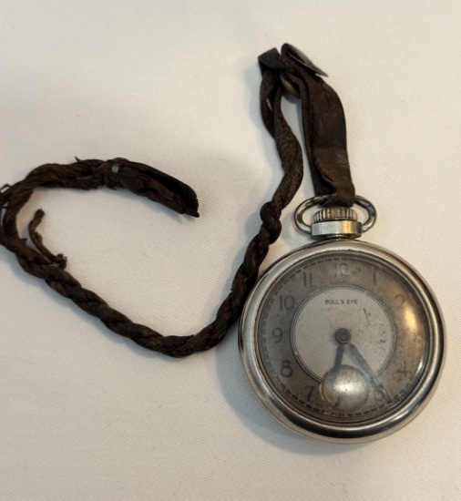 Vintage Bulls Eye Pocket Watch