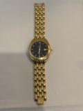 Elgin FG053 Gold-Tone Watch – Black Dial, Date Display, Water-Resistant