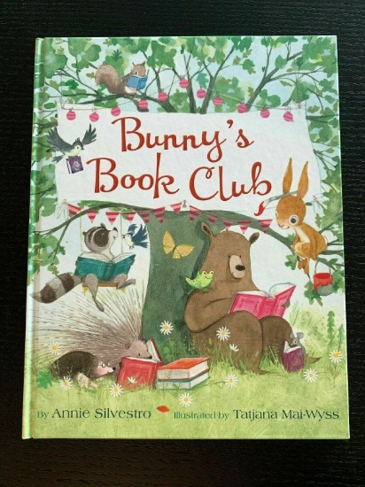 Set of 3 Bunny's Book Club Book by Annie Silvestro
