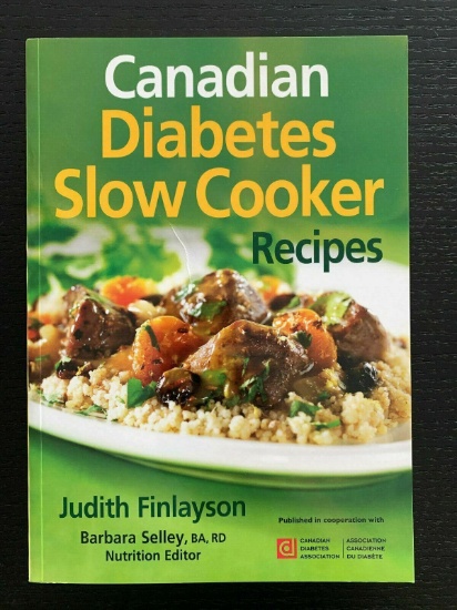 Canadian Diabetes Slow Cooker Recipes Book by Judith Finlayson