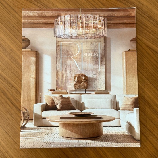 Restoration Hardware RH Interiors Summer 2024 Catalog Magazine Photo Album Book NEW