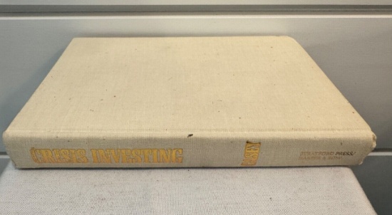 Crisis Investing 1980 - Douglas Casey - Hardcover Book