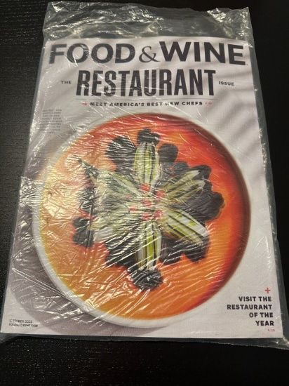 Food & Wine Magazine October 2023 Restaurant Special Travel Guide Tasting Canada