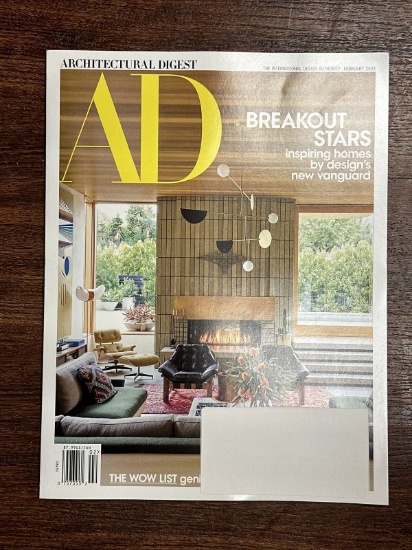 ARCHITECTURAL DIGEST MAGAZINE February 2024 Issue
