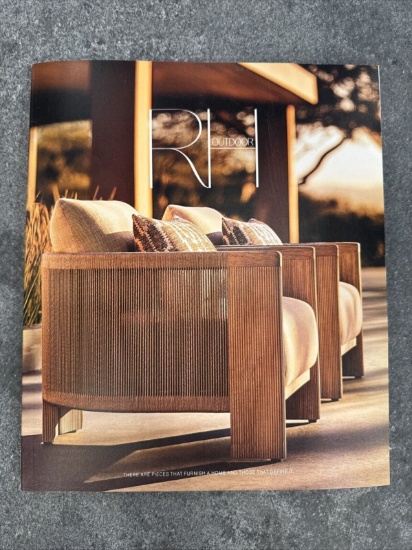 RH Outdoor 2025 Catalog Restoration Hardware Furniture Design Magazine