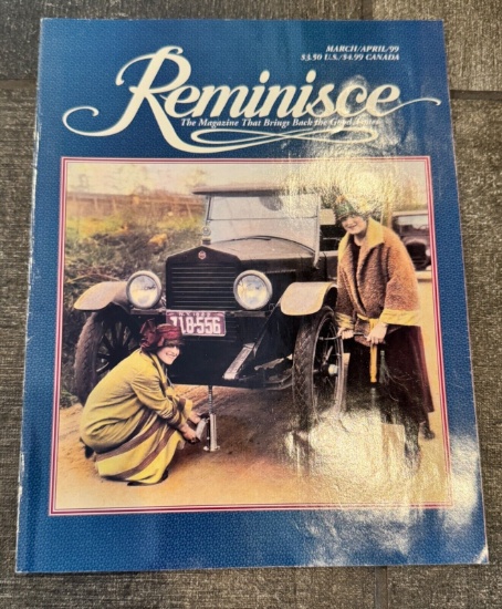 Vintage Reminisce Magazine From March/April 1999 - Nostalgia Good Old Times