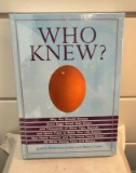 WHO KNEW? Jeanne Bossolina Lubin & Bruce Lubin - 2006 Hardcover Book New Sealed