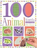 100 Animal Words Activity Book With Big Stickers NEW