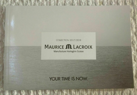 Maurice Lacroix Watch Catalog Booklet – Collection 2017–2018