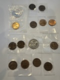 Lot of Lincoln Memorial Penny - Quarter Dollar (Dr.Sally Ride) & Philadelphia Octagonal Foil Seal
