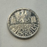 1983 Austria 10 Groschen Aluminum Coin