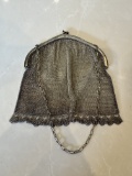 Vintage Mesh Coin Purse with Metal Clasp