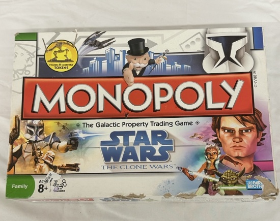Star Wars: The Clone Wars - The Galactic Property Trading Game Monopoly