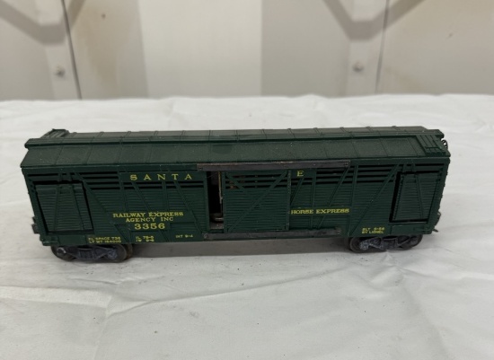 Lionel 3356 Railway Express Horse Car – Vintage Miniature Train Collectible