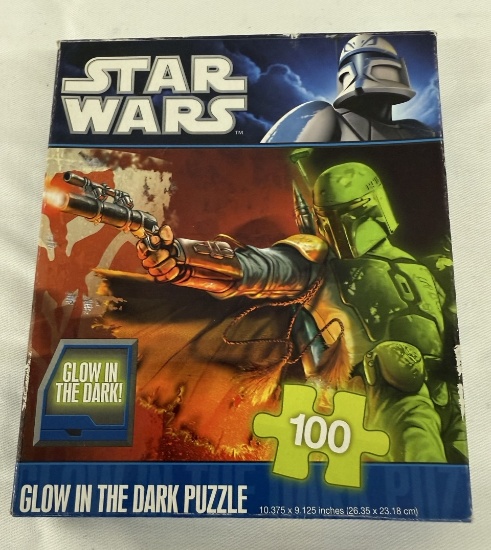 Star Wars Glow-in-the-Dark 100-Piece Puzzle – Luke Skywalker Vintage Collectible