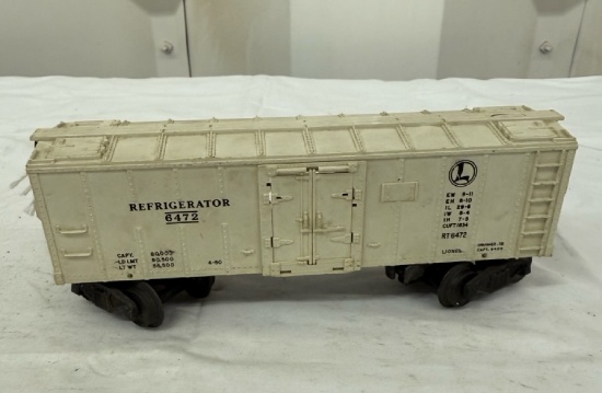 Lionel 6472 Refrigerator Car – Vintage Miniature Train Collectible