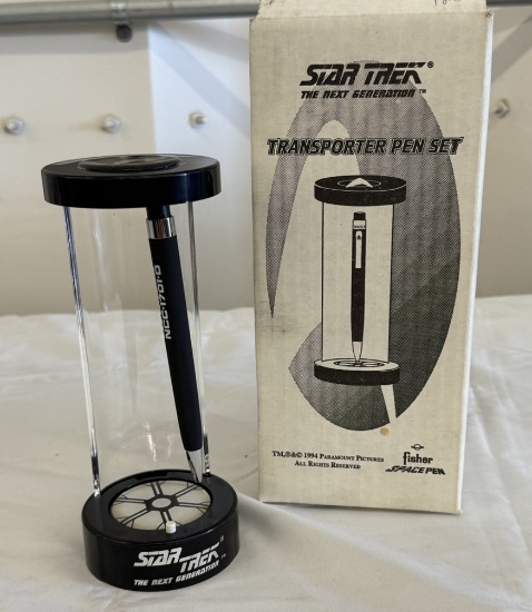 Vintage Collectible 1994 Star Trek: The Next Generation Transporter Pen Set – Fisher Space Pen