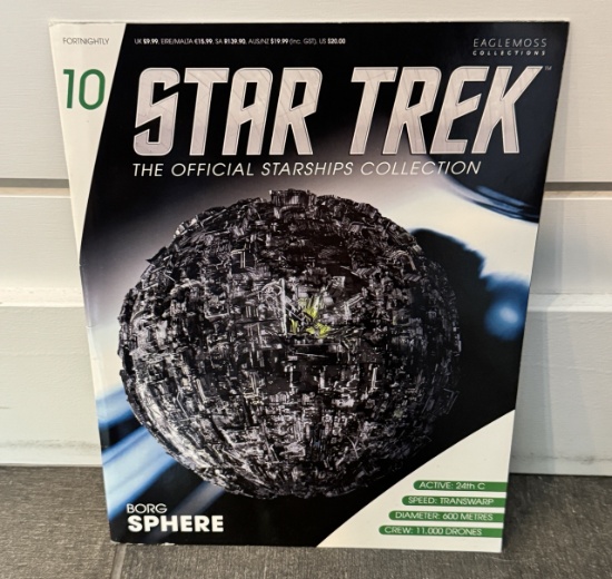 Eaglemoss Star Trek Official Starship Collection – Borg Sphere