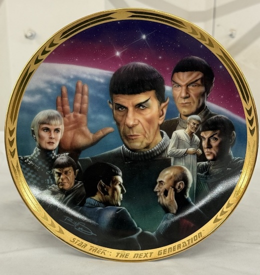 The Hamilton Collection Unification – Star Trek The Next Generation Episodes – Vintage Plate
