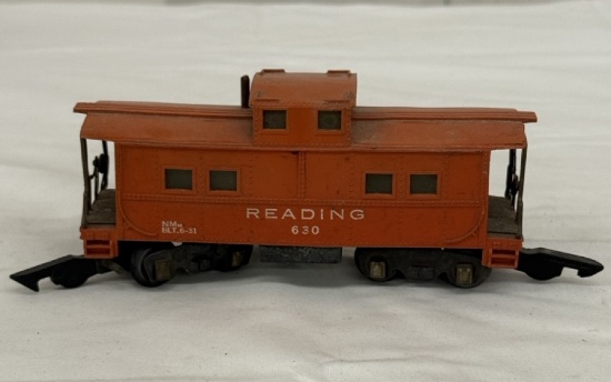 American Flyer 630 Reading Red Caboose – Vintage Miniature Train Car Collectible