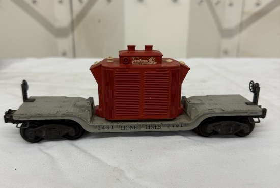 Lionel 2461 Transformer Flat Car – Vintage Miniature Train Collectible