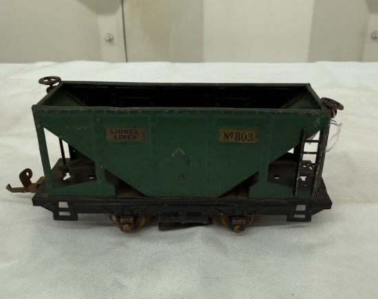 Lionel 803 Green Gondola – Vintage Miniature Train Collectible