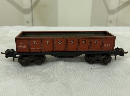 Lionel 2677 Gondola – Vintage Miniature Train Collectible