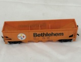 Tyco 84433 HO Bethlehem Steel 4-Bay Hopper – Vintage Miniature Train Collectible