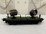 Lionel 2820 Green/Black Searchlight Car - Vintage Miniature Train Collectible