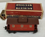 Lionel 2657 Red Caboose – Prewar Tinplate Miniature Train Collectible