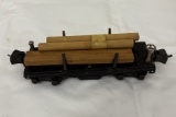 Lionel Prewar 3811 Operating Lumber Car - Vintage Miniature Train Collectible