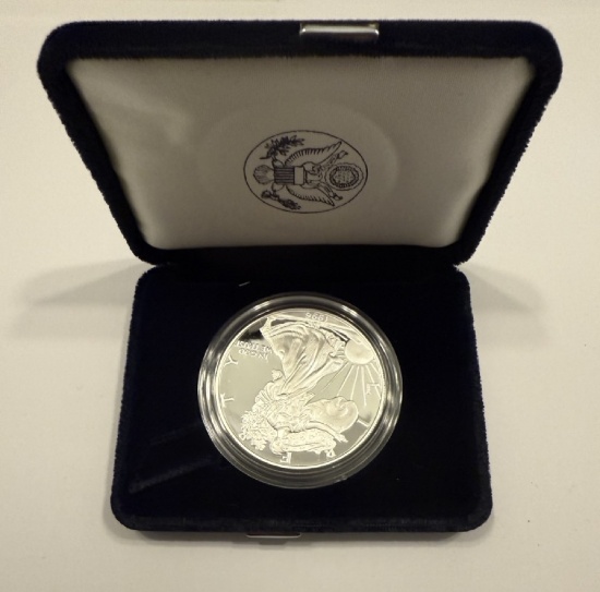 1996 American Eagle Proof Silver Dollar Coin in Case