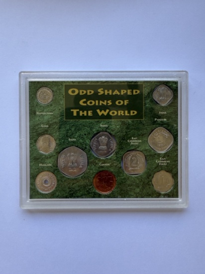 Odd Shaped Coins of The World - Collectible Set