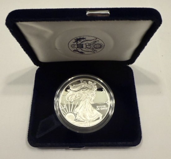 1996 American Eagle Proof Silver Dollar Coin in Case