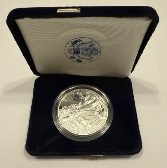 1999 American Eagle Proof Silver Dollar Coin in Case