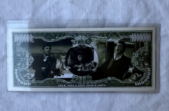 Al Pacino Scarface Million Dollar Bill – Collectible Movie Memorabilia