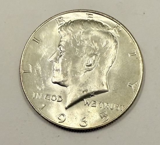 1965 Kennedy Half Dollar Coin
