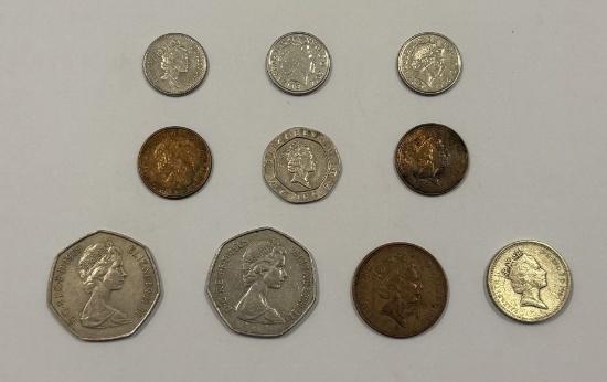 Lot of Queen Elizabeth II Coins