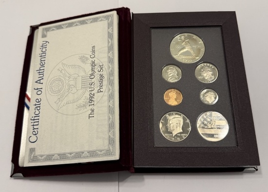 1992 United States Olympic Coins - Prestige Set Certificated