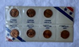 1982 Lincoln Cents – 7-Coin Variety Set