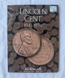 1941-1974 Lincoln Wheat Cents Coin Collectible Album