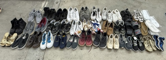 Large Mixed Lot of Men’s and Women’s New and Pre-Owned Shoes