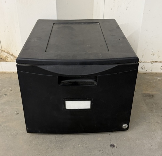 Storex Single-Drawer Mini File Cabinet