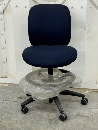 Ergonomic Low-Back Office Task Chair with Wheels