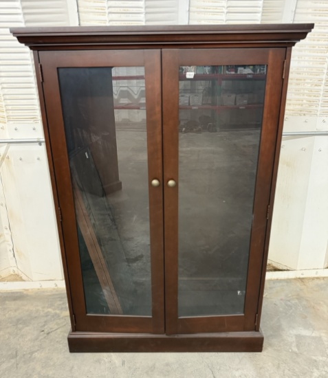 Mahogany Wood Display Cabinet